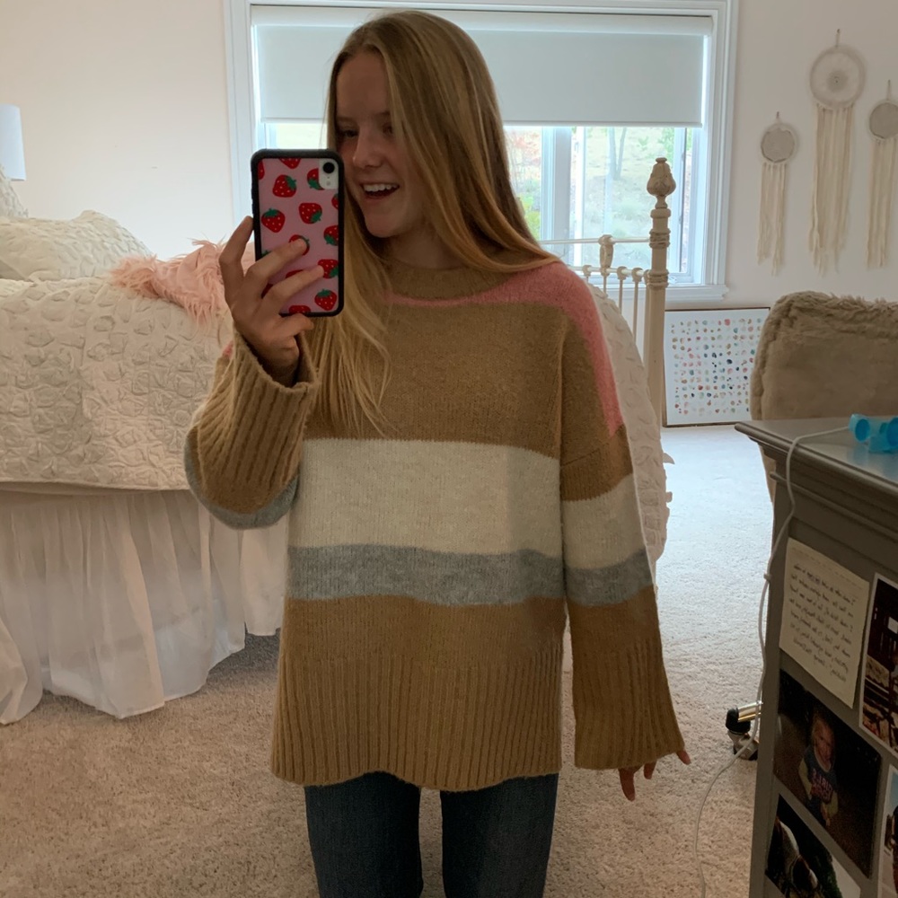 Topshop striped sweater